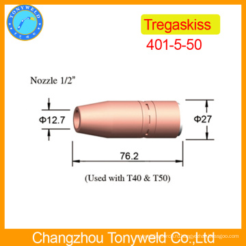 Tregaskiss сварки MIG наконечник газ 401-5-50 сопла